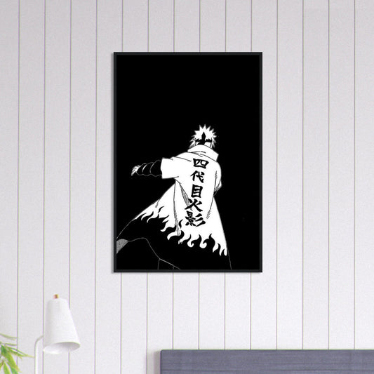 Canvanation Print Material 60x90 cm / 24x36″ Tableau Photo Noir Et Blanc-Anime-Naruto