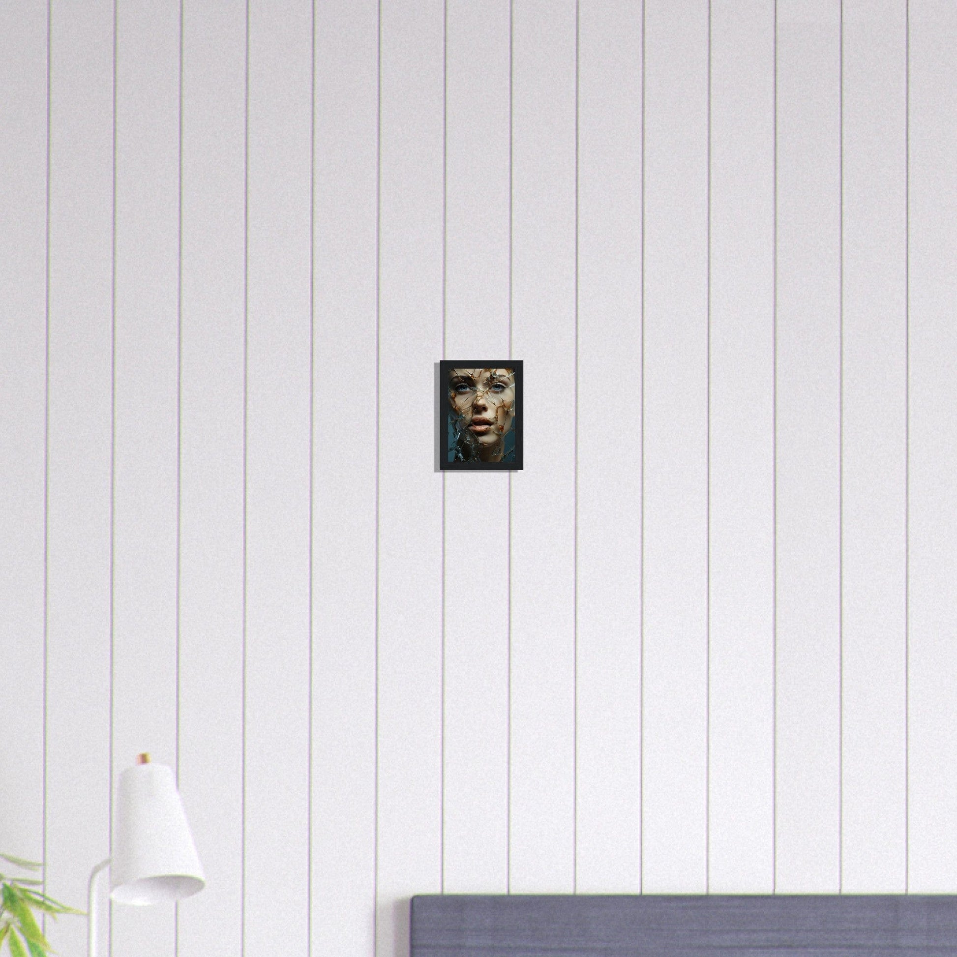 Canvanation Print Material 13x18 cm / 5x7″ Tableau Femme Glace Brisée