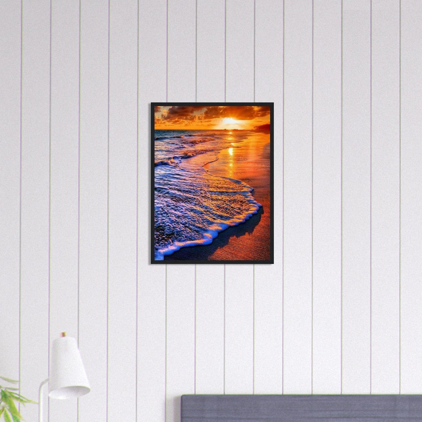 Gelato Print Material Tableau Coucher De Soleil Sur L'Adriatique