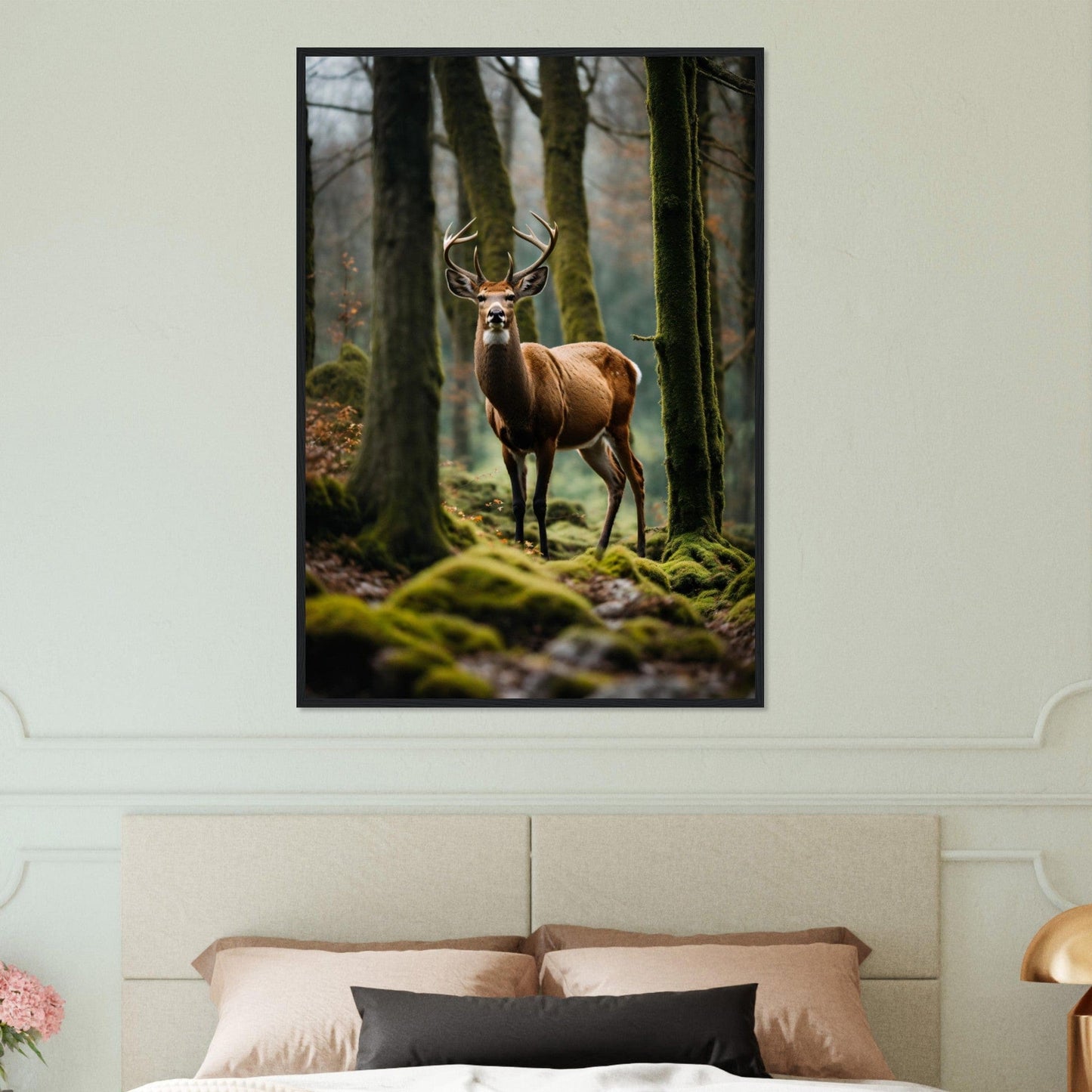 Canvanation Print Material Tableau Cerf Sérénité Sauvage