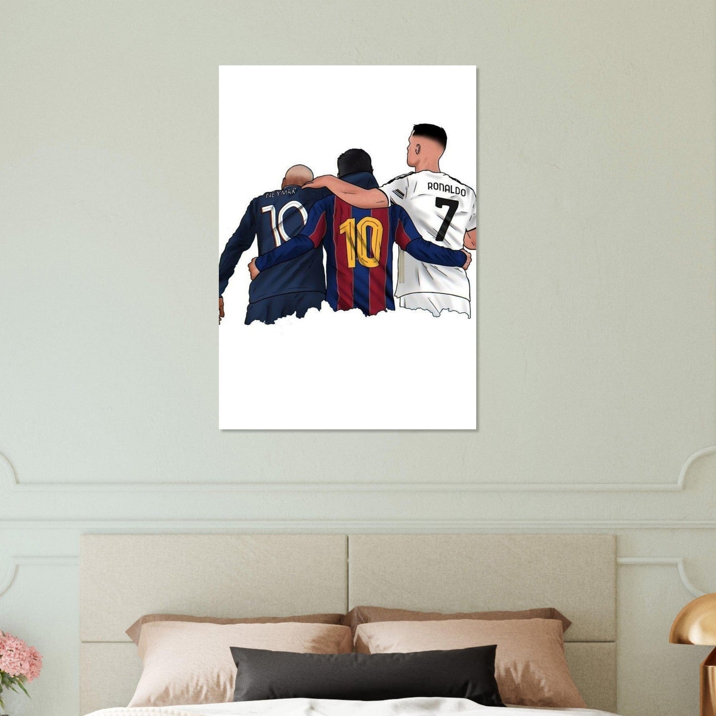 Gelato Print Material A1 (59.4 x 84.1  cm) Poster Football Barca