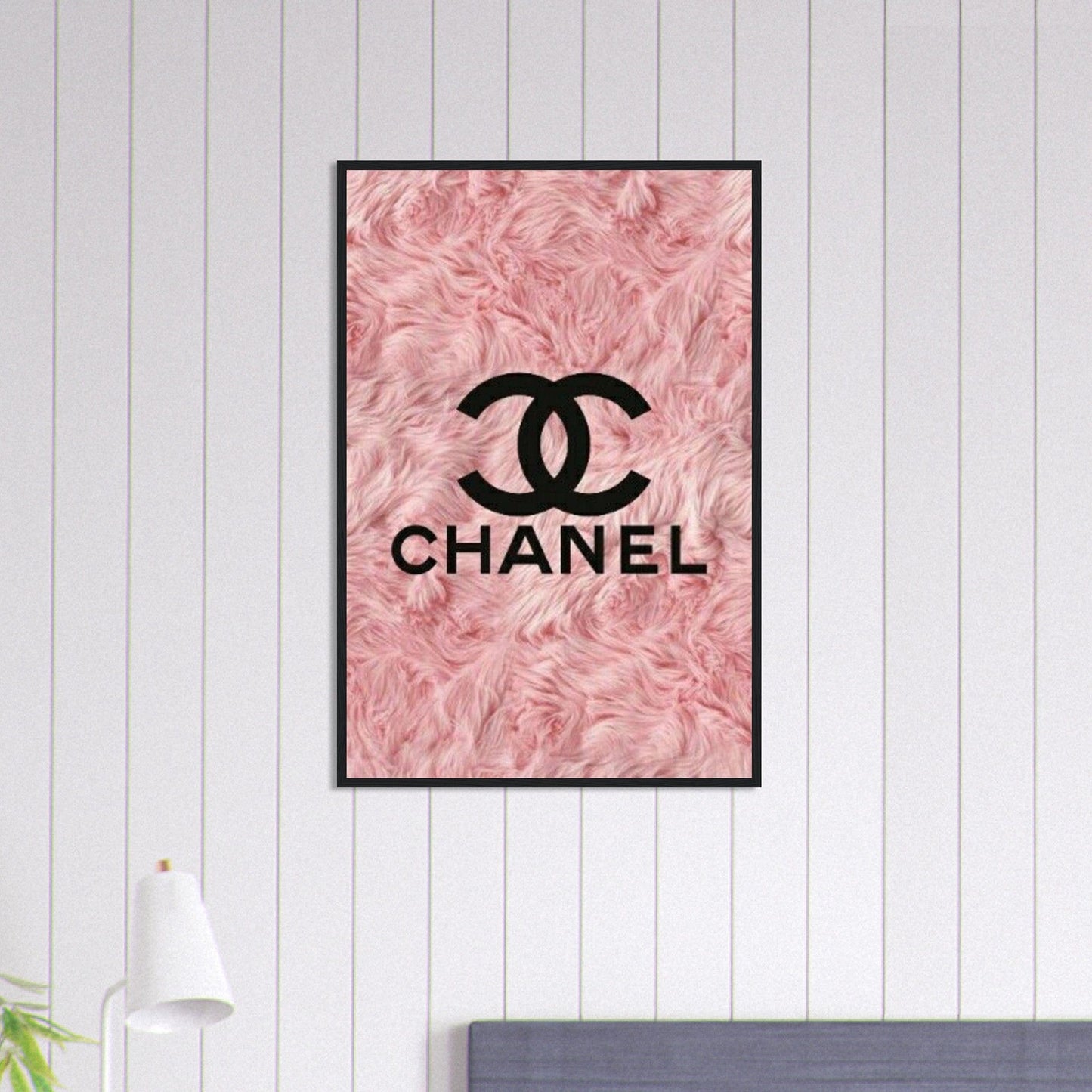 Canvanation Print Material 60x90 cm / 24x36″ Tableau Fond Laine Rose