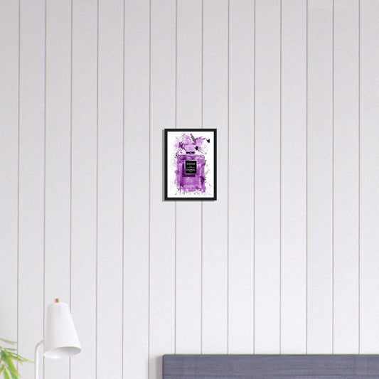 Canvanation Print Material A4 21x29.7 cm / 8x12″ Tableau Chanel Numéro 5 Violet