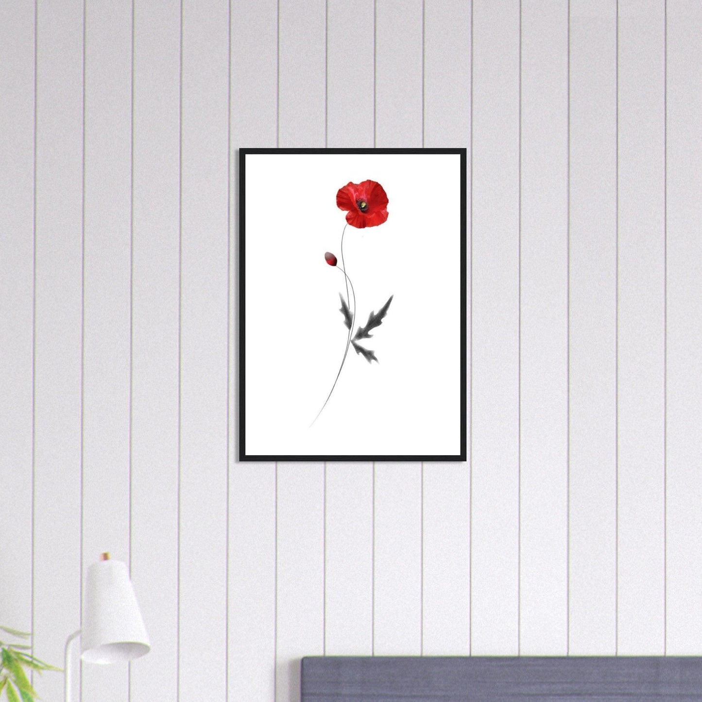 Canvanation Print Material 50x70 cm / 20x28″ Peinture Coquelicot Abstrait