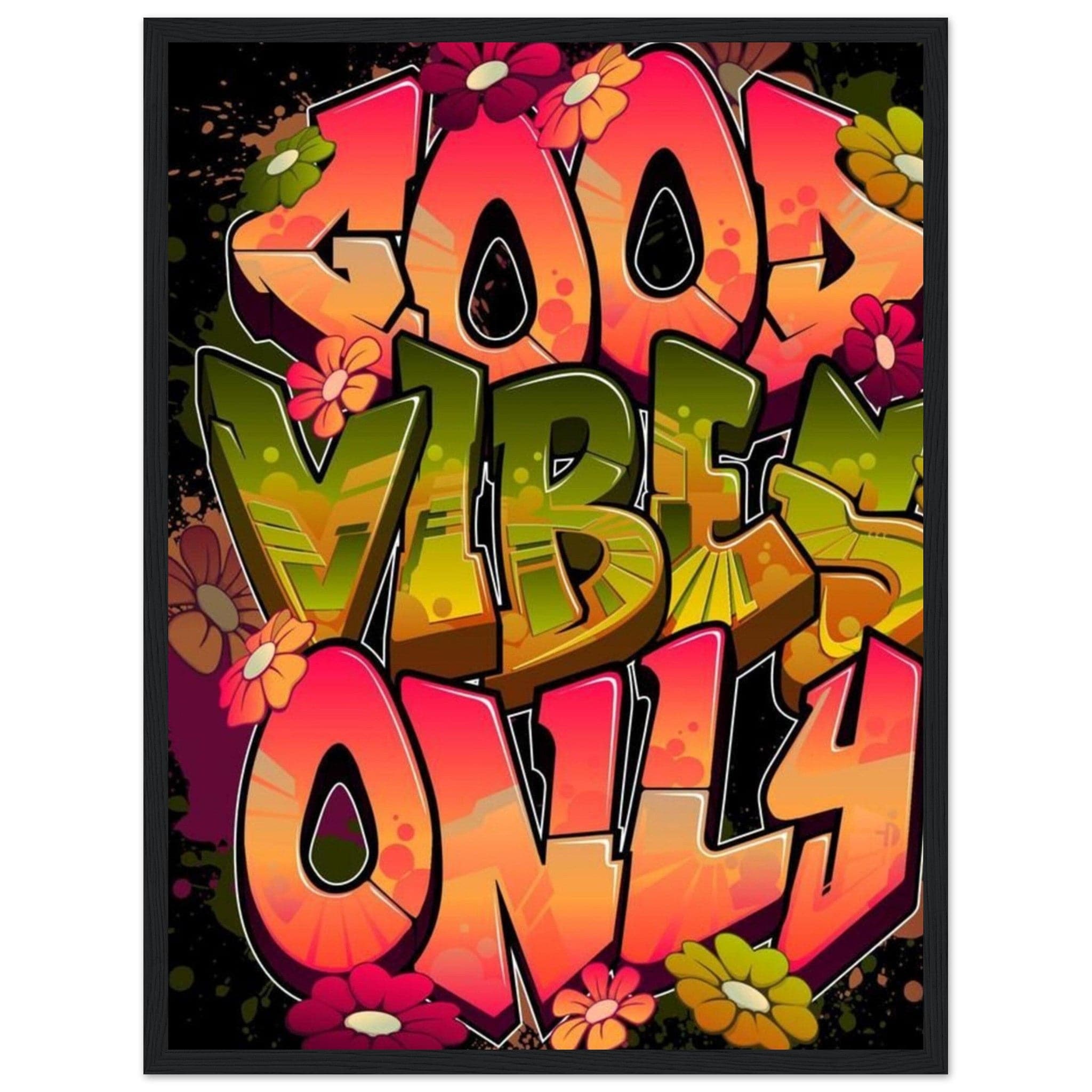 Gelato Print Material 45x60 cm / 18x24″ Tableau Tag Graffiti