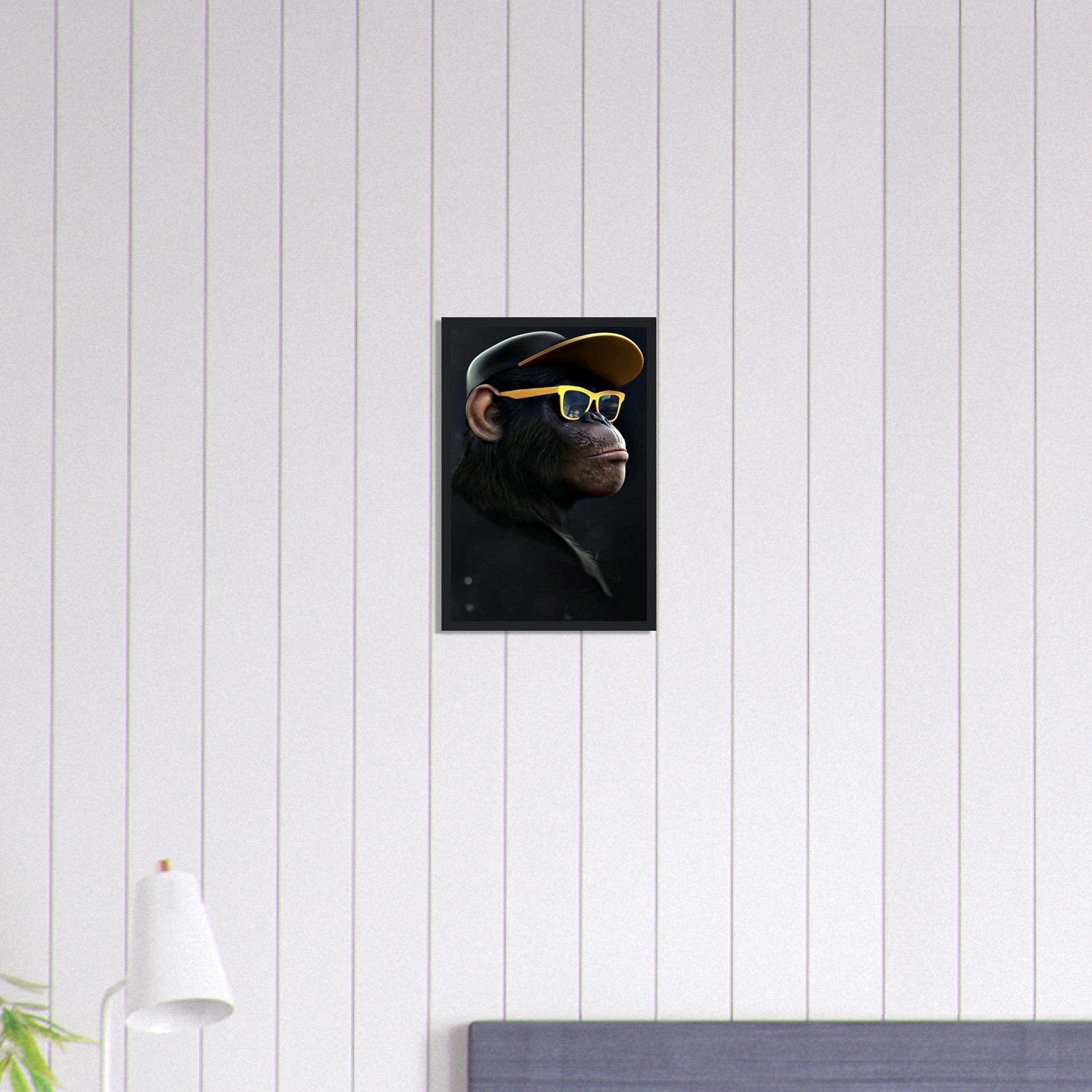 Canvanation Print Material 30x45 cm / 12x18″ Tableau Singe Lunette