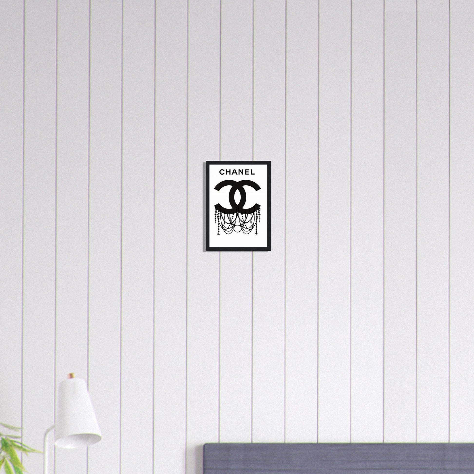 Canvanation Print Material A4 21x29.7 cm / 8x12″ Tableau Chanel Numéro 5Tag Noir