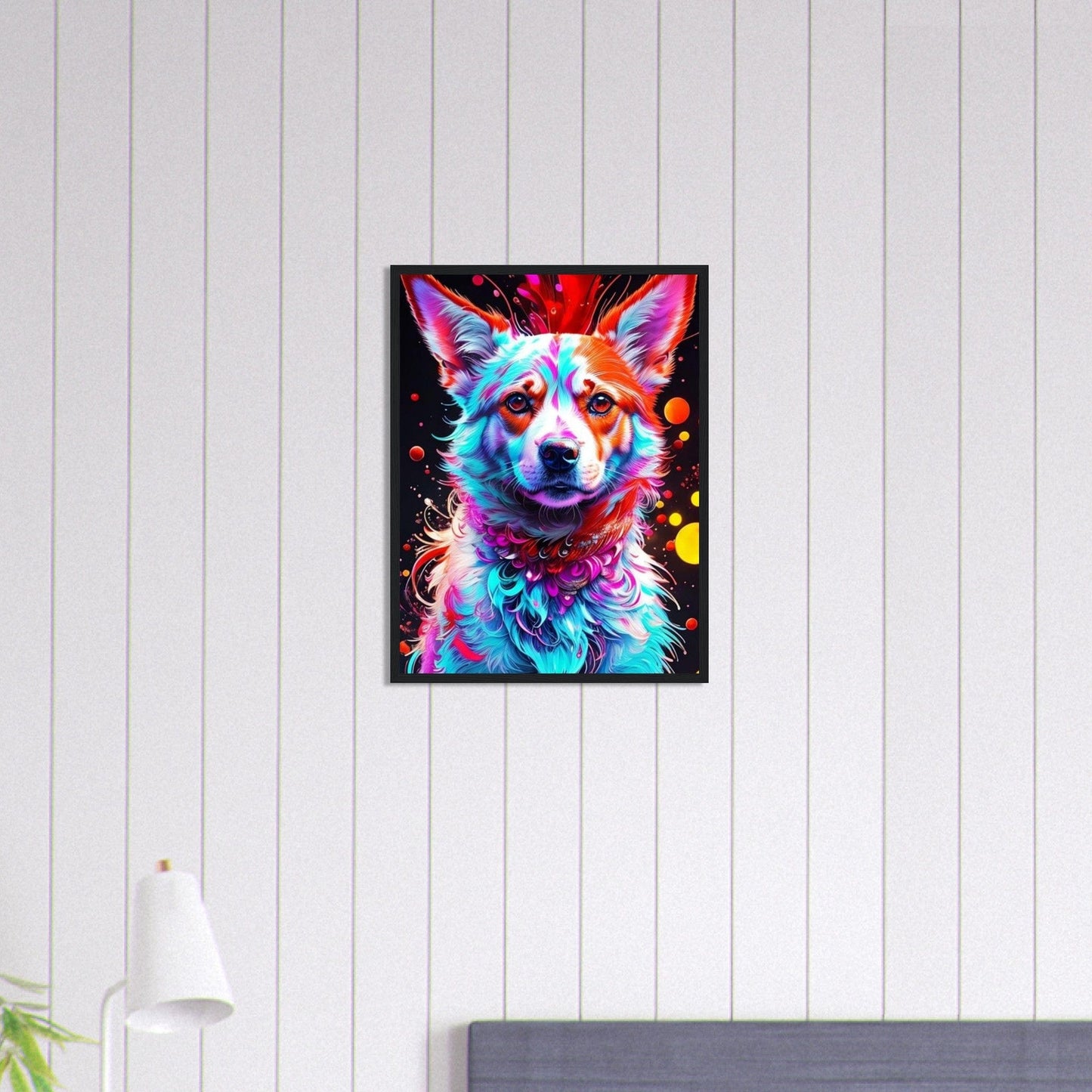 Canvanation Print Material 45x60 cm / 18x24″ Tableau Chien Loyauté incarnée