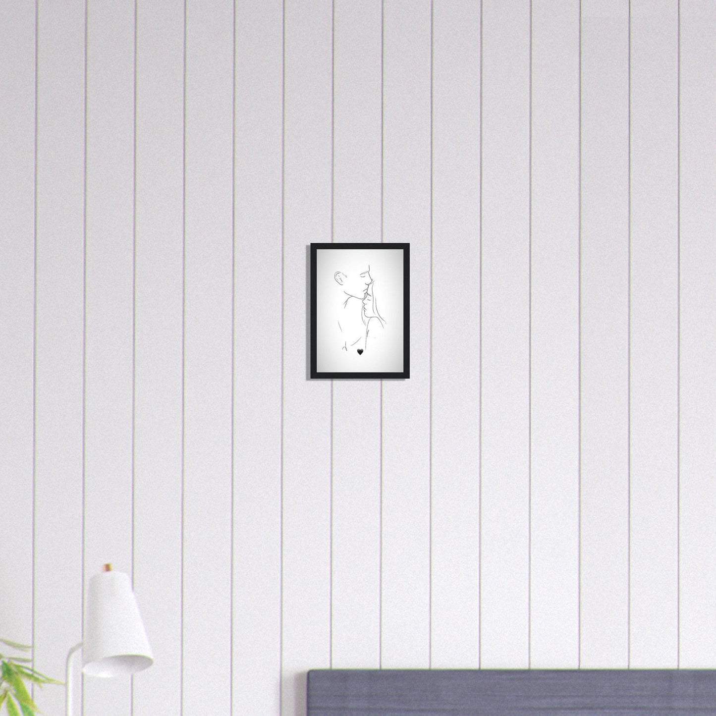 Canvanation Print Material A4 21x29.7 cm / 8x12″ Tableau Couple Étreinte éternelle