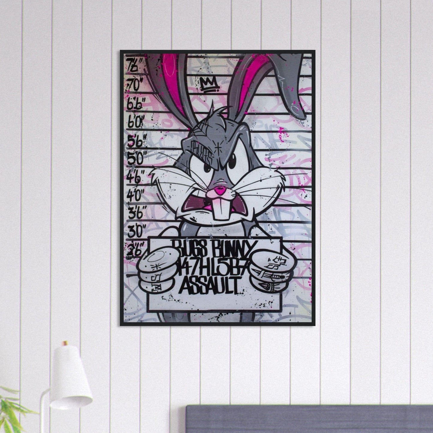 Canvanation Print Material 70x100 cm / 28x40″ Tableau Street Art Bug Bunny