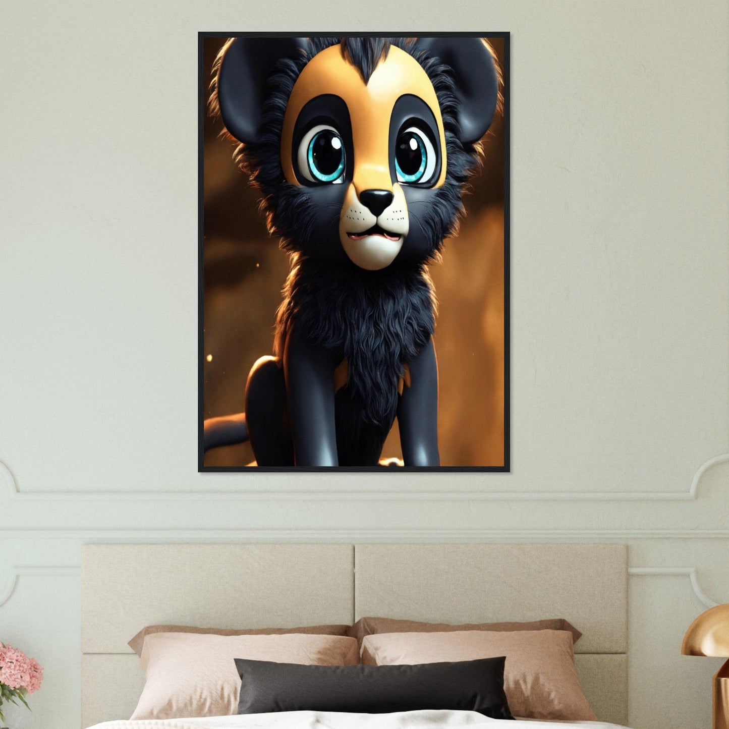 Canvanation Print Material Tableau Lionceau Rêves De Roi