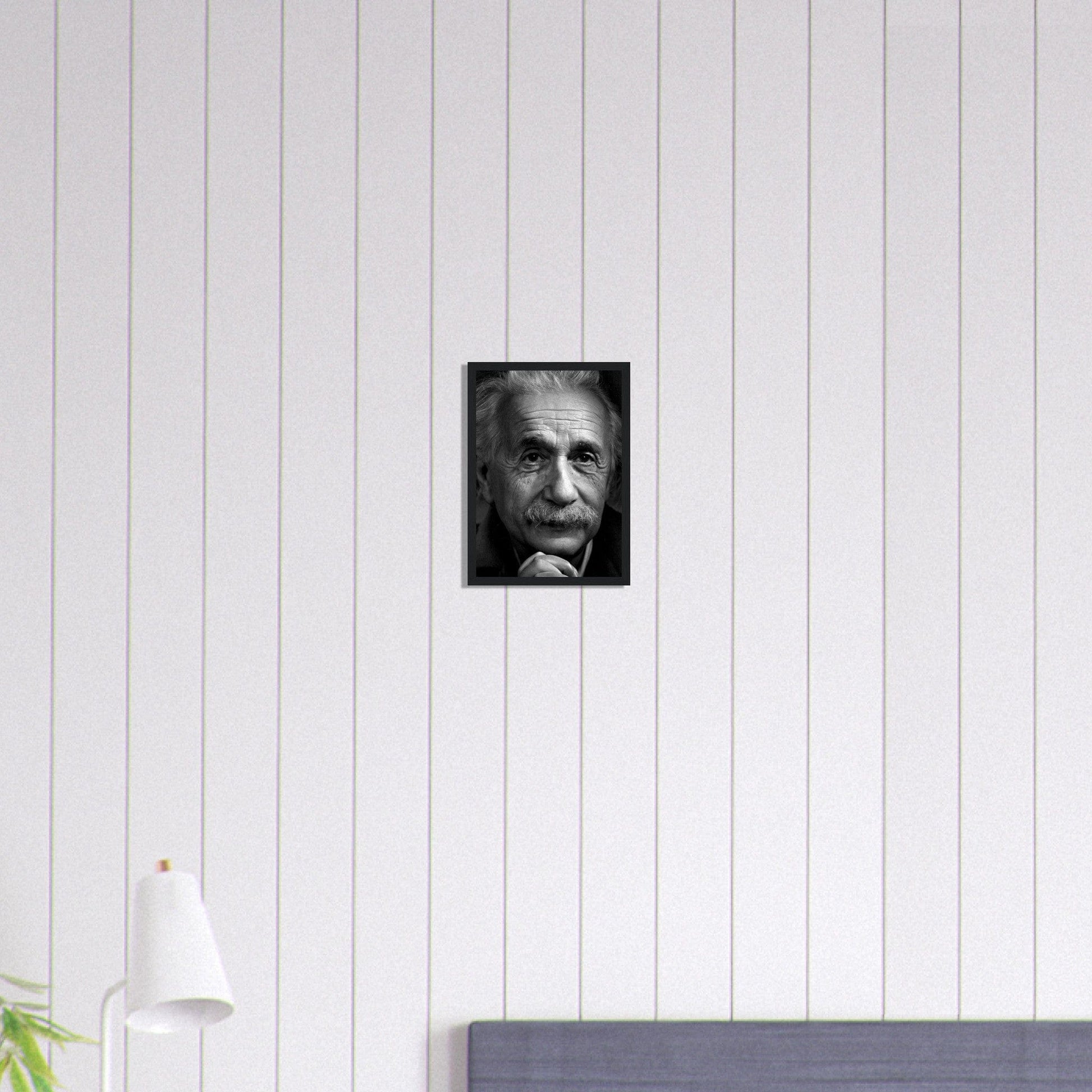 Canvanation Print Material A4 21x29.7 cm / 8x12″ Tableau Photo Noir Et Blanc-Portrait-Einstein