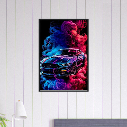 Canvanation Print Material 60x90 cm / 24x36″ Tableau Voiture Mustang Shelby