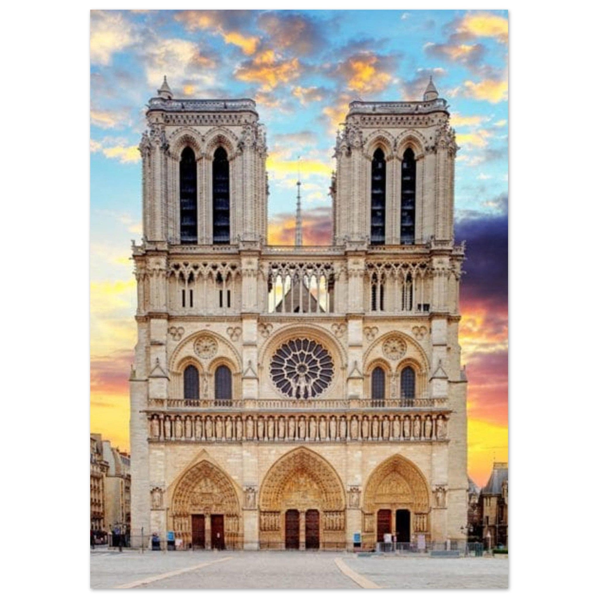 Canvanation Print Material 13x18 cm / 5x7″ Affiche Notre Dame de Paris