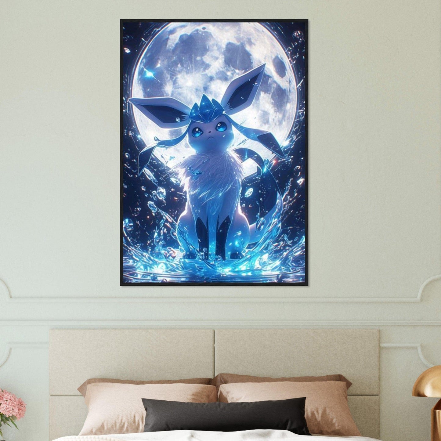 Canvanation Print Material Tableau Pokémon Eau - Chambre Enfant