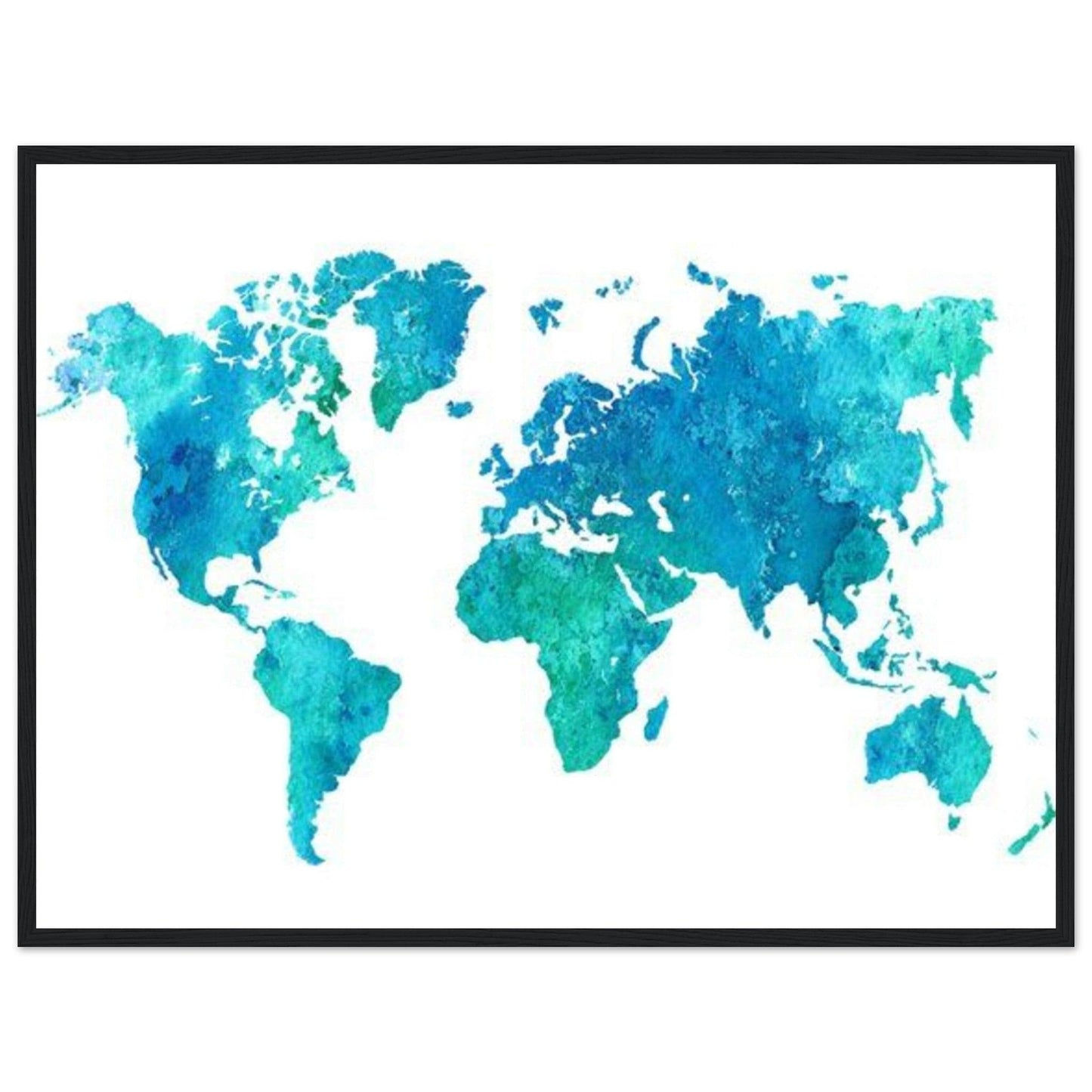 Canvanation Print Material 60x80 cm / 24x32″ Tableau Planisphere Du Monde