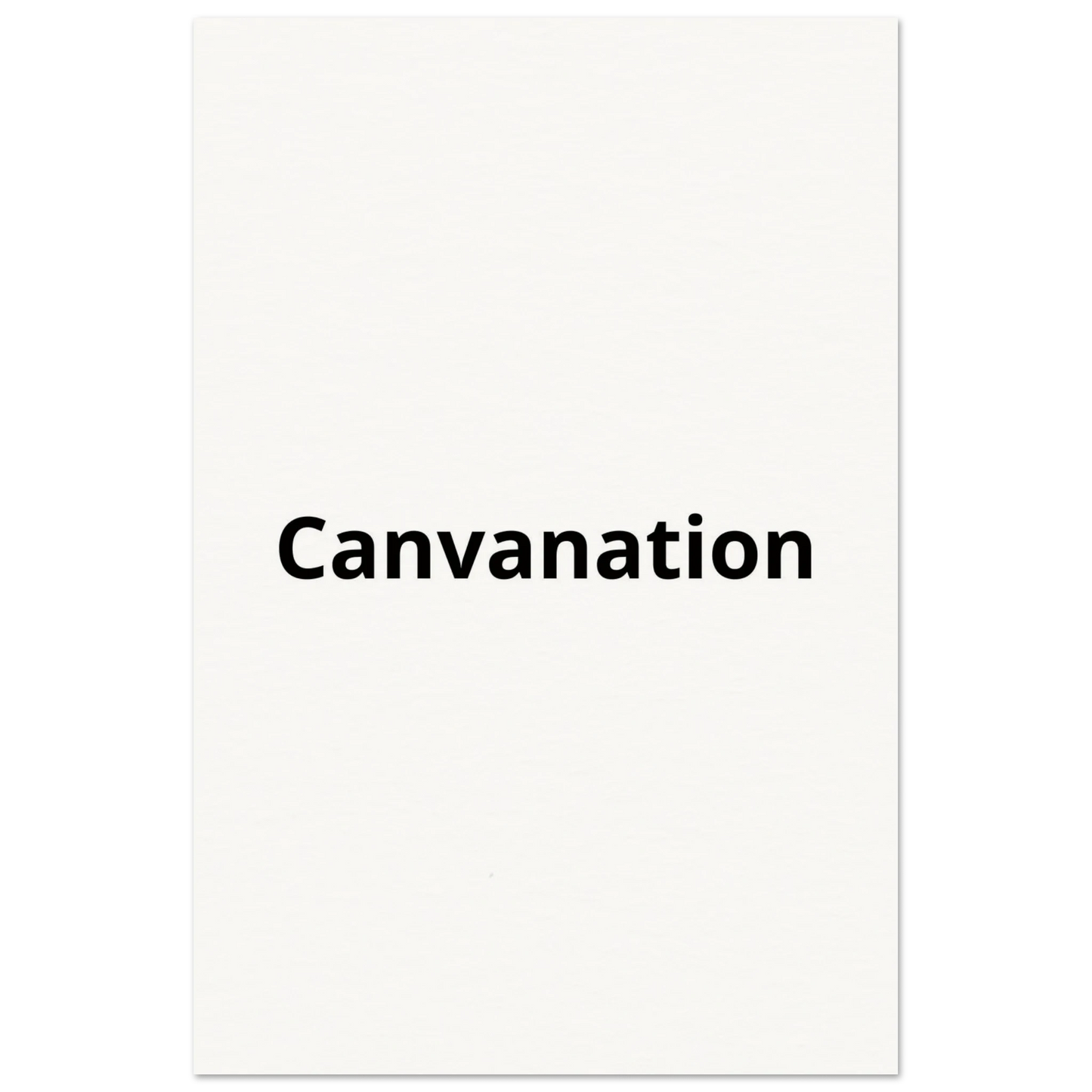 Canvanation Print Material 30x45 cm / 12x18″ Poster Personnalisé HD