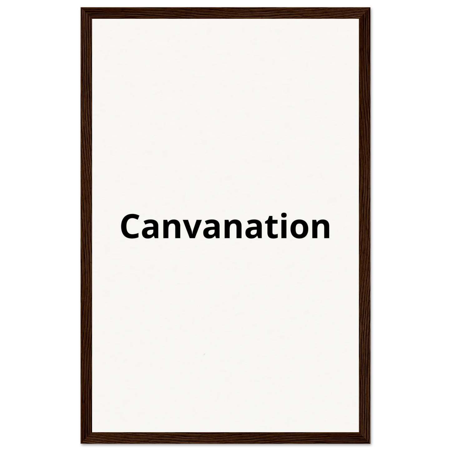 Canvanation Print Material 28x43  cm / XL (11x17″) / Cadre en bois foncé Tableau Personnalisé