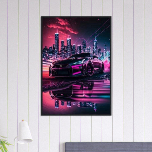 Canvanation Print Material 70x100 cm / 28x40″ Tableau Voiture Nissan Gtr