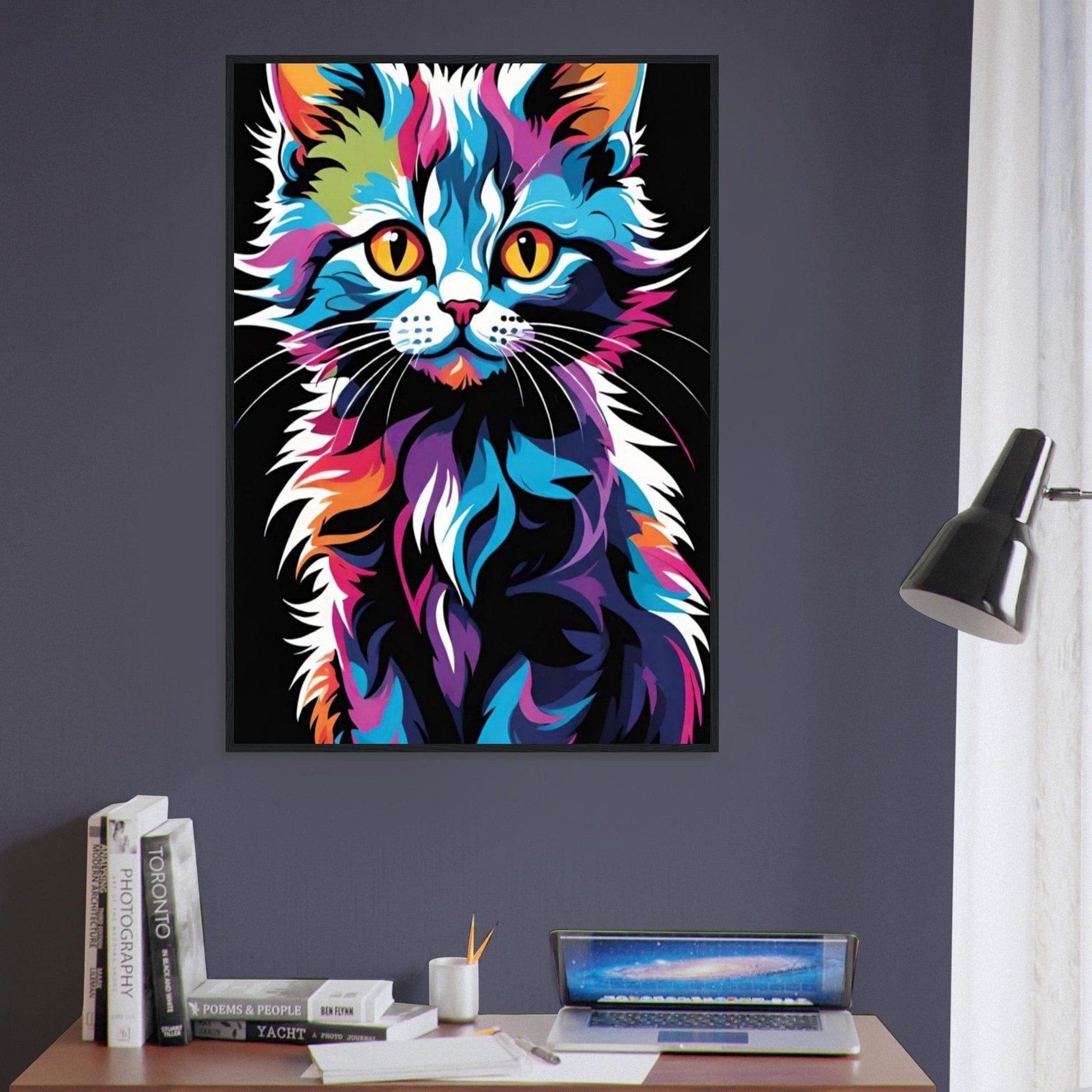 Canvanation Print Material Tableau Chat Pop Art Félin
