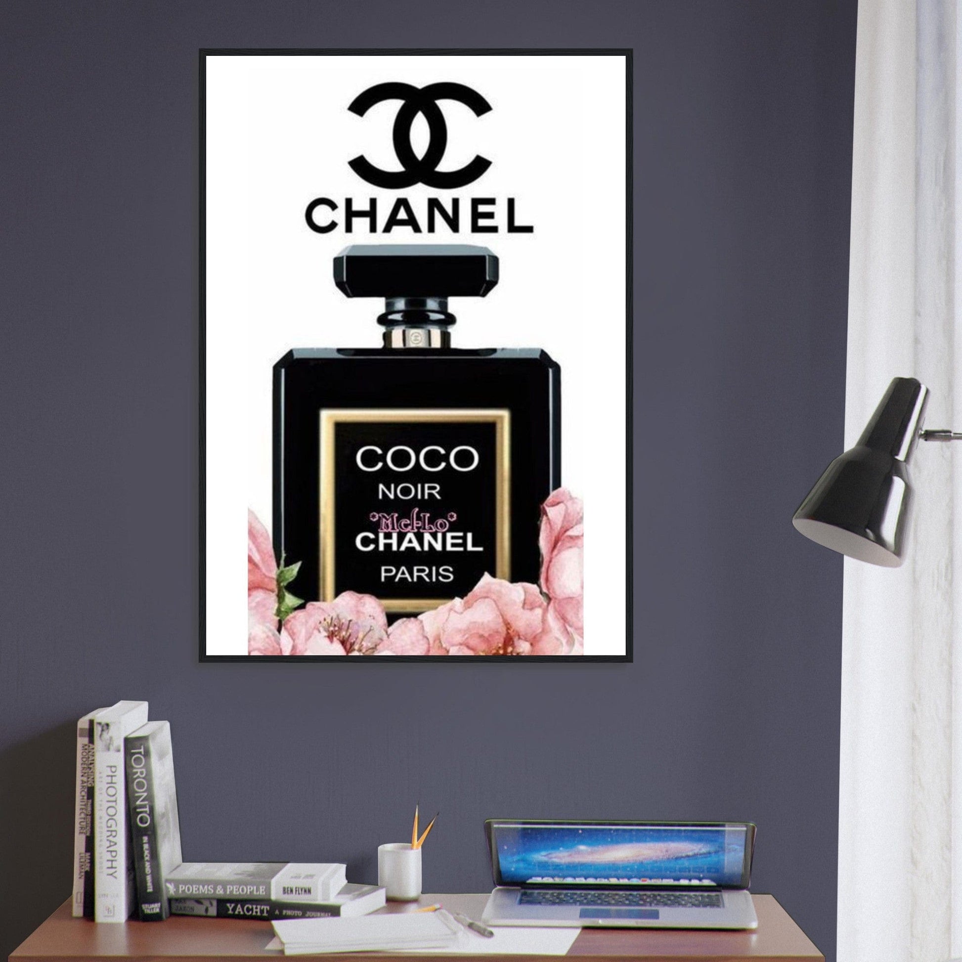 Canvanation Print Material Tableau Chanel Numéro 5 Blanc