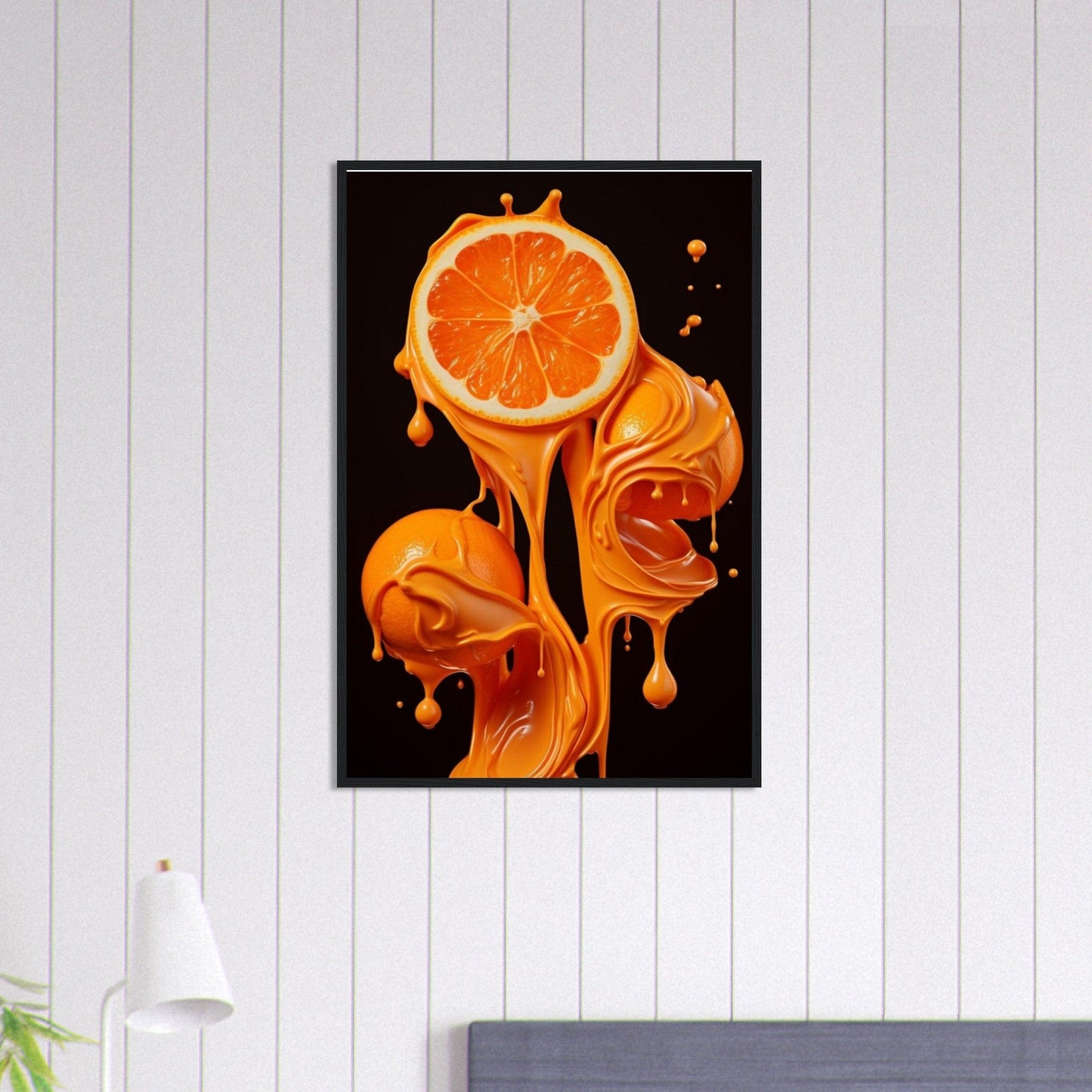 Canvanation Print Material 60x90 cm / 24x36″ Tableau Cuisine Orange