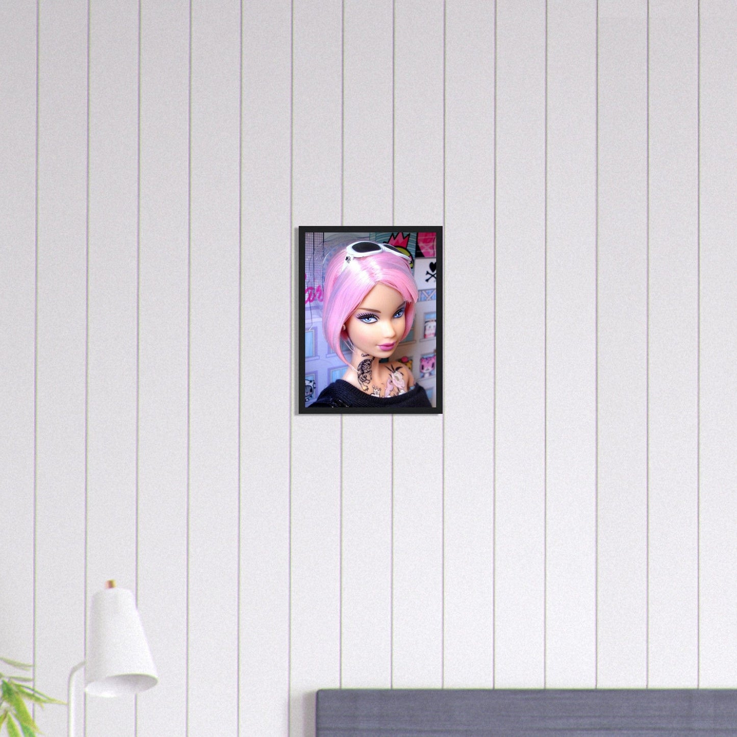 Canvanation Print Material 30x40 cm / 12x16″ Tableau Barbie Street Art