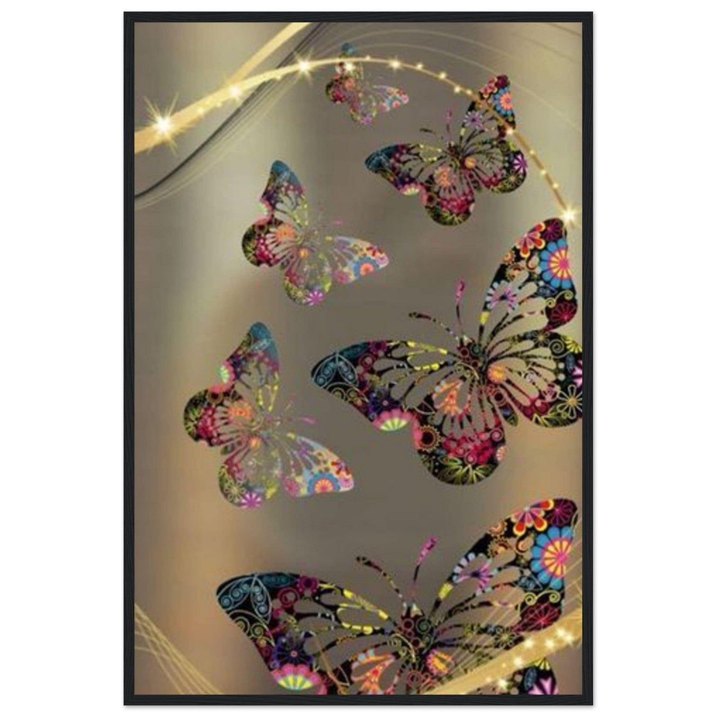 Gelato Print Material 60x90 cm / 24x36″ Tableau De Papillons