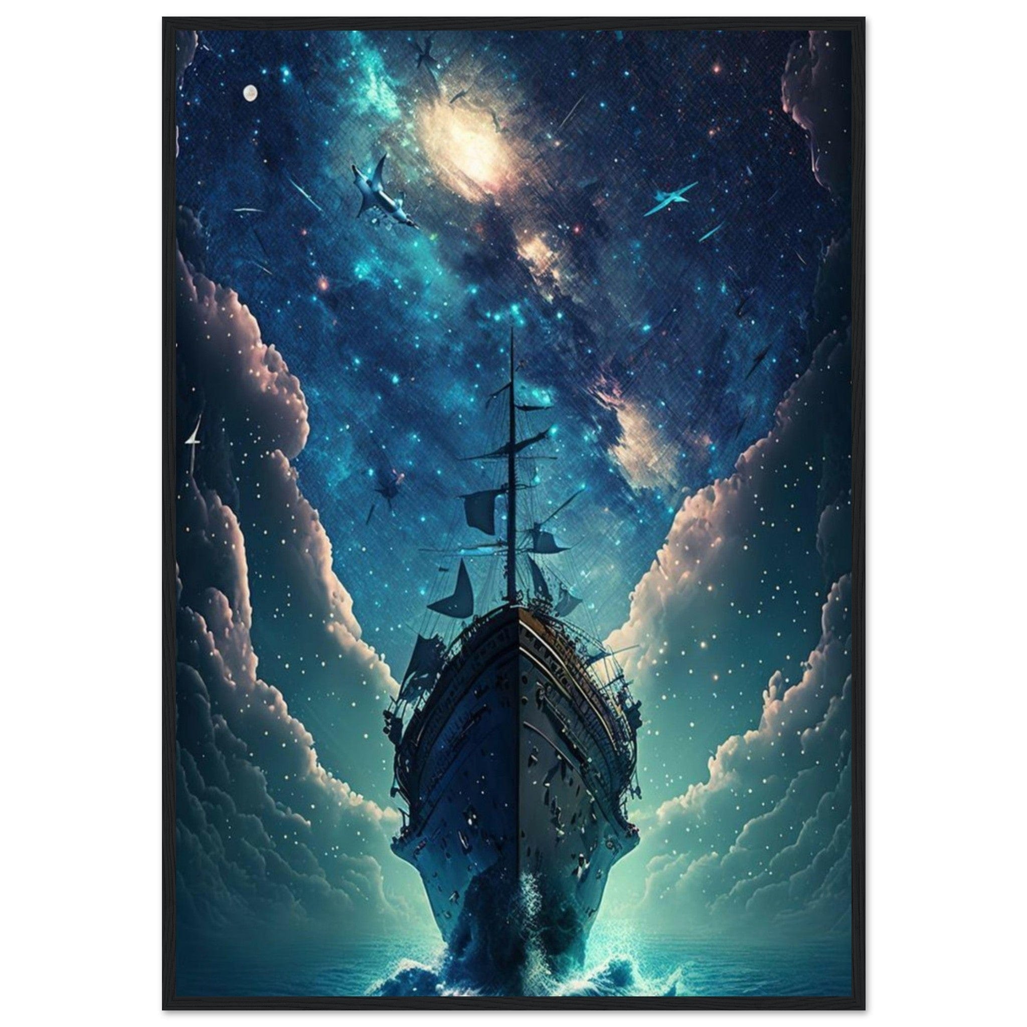 Gelato Print Material 70x100 cm / 28x40″ Peinture Bateaux Mer