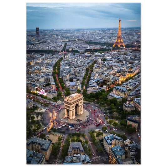 Canvanation Print Material A1 (59.4 x 84.1  cm) Poster Ville de Paris