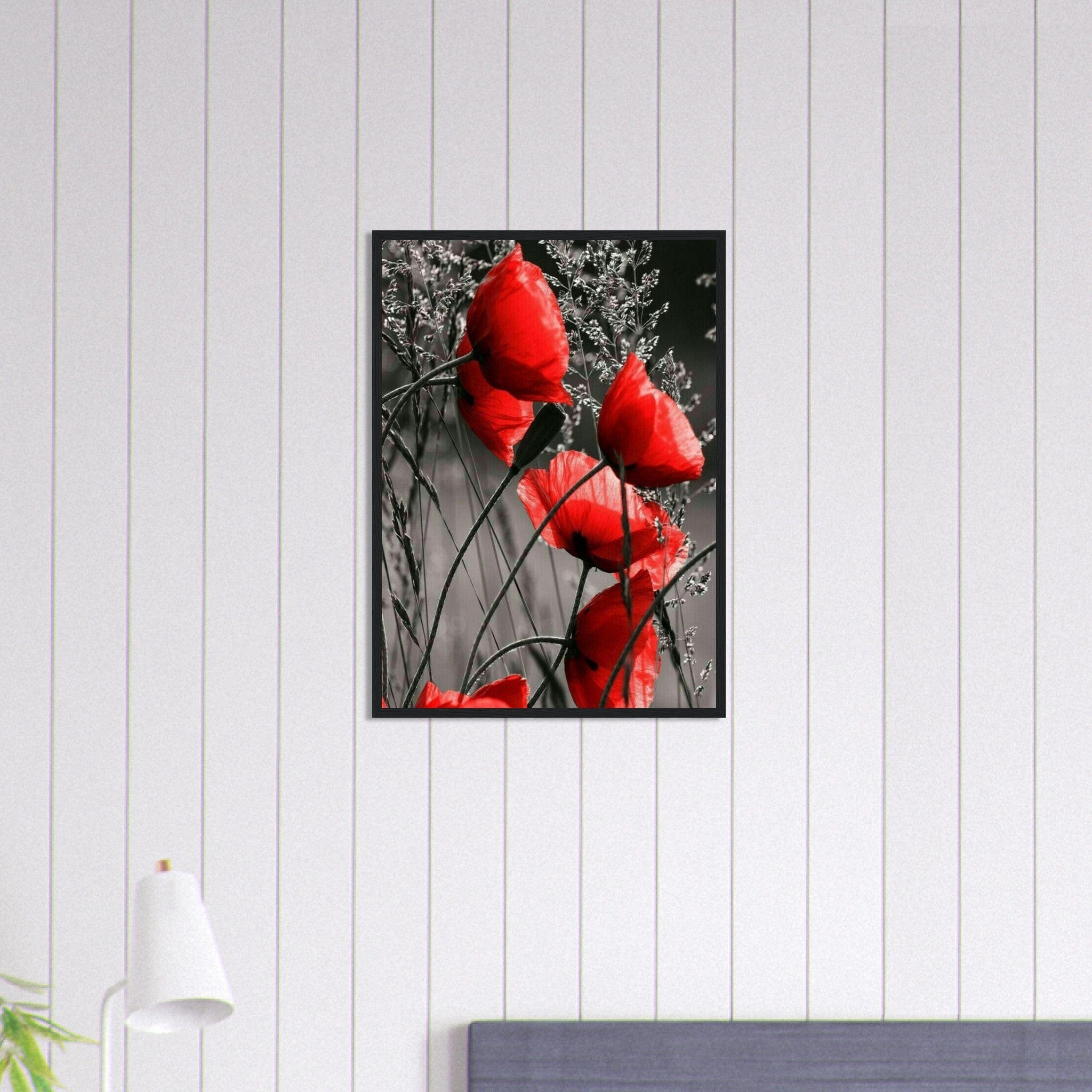 Canvanation Print Material 50x70 cm / 20x28″ Peinture Abstraite Coquelicot