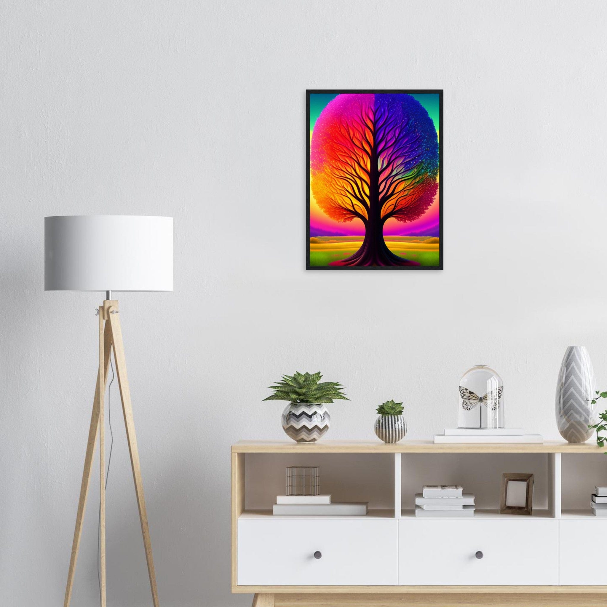 Canvanation Print Material Tableau Arbre Les Racines de la Vie
