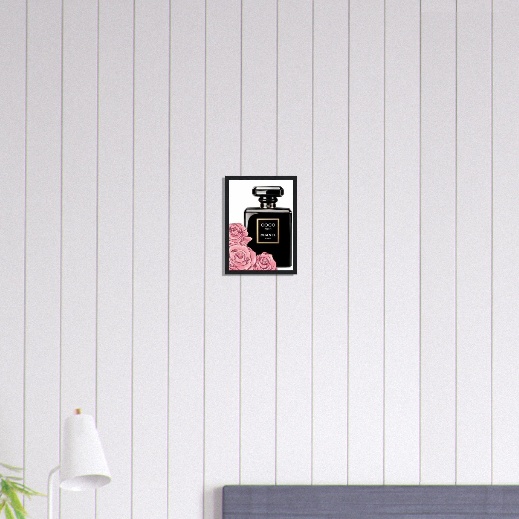 Canvanation Print Material A4 21x29.7 cm / 8x12″ Tableau Chanel Numéro 5 Rose Dessin