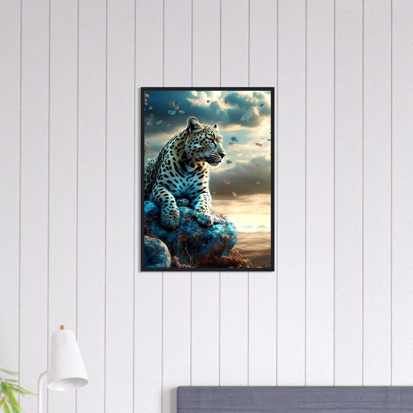 Canvanation Print Material 50x70 cm / 20x28″ Tableau Panthère Blanche