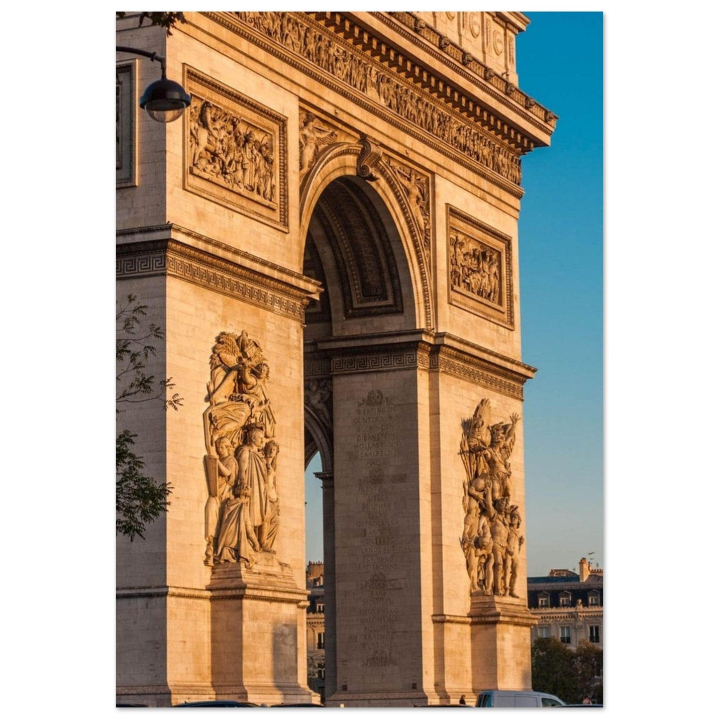 Canvanation Print Material 70x100 cm / 28x40″ Affiche Arc Paris