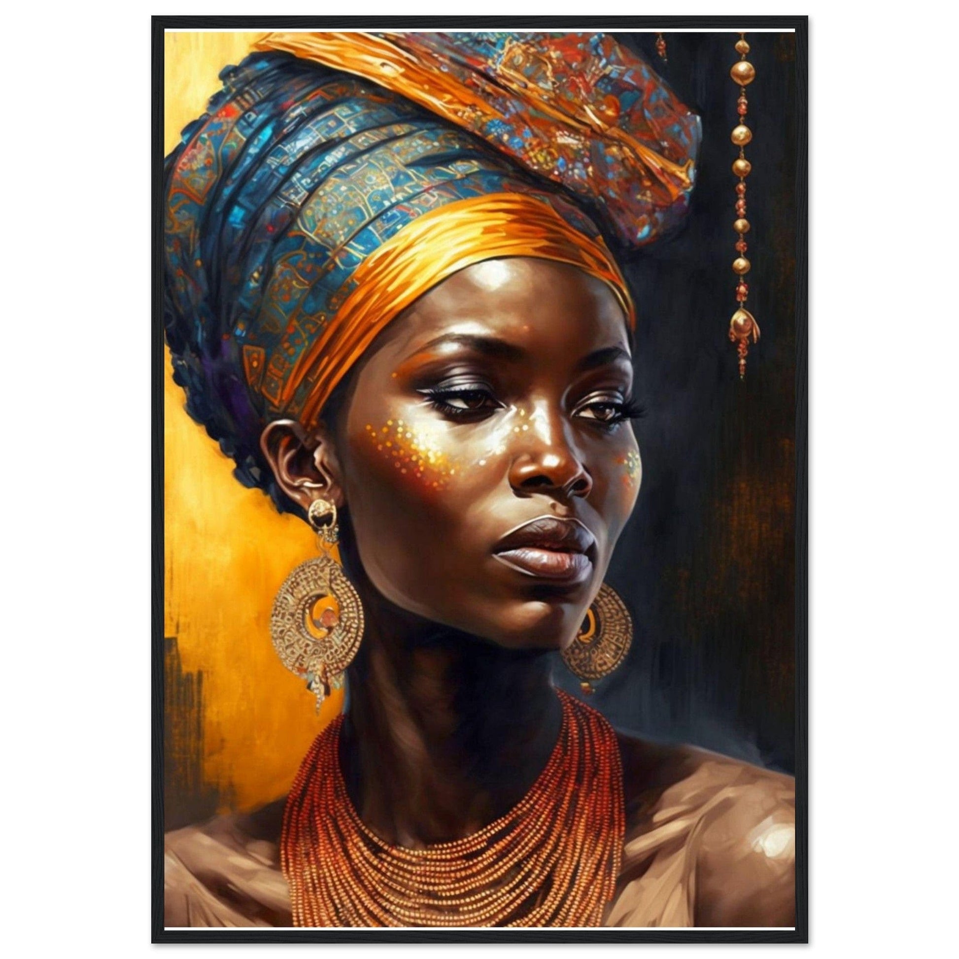 Canvanation Print Material Tableau Peinture Portrait Femme