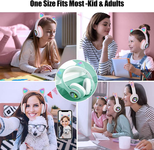 Canvanation Casque Oreilles de Chat LED