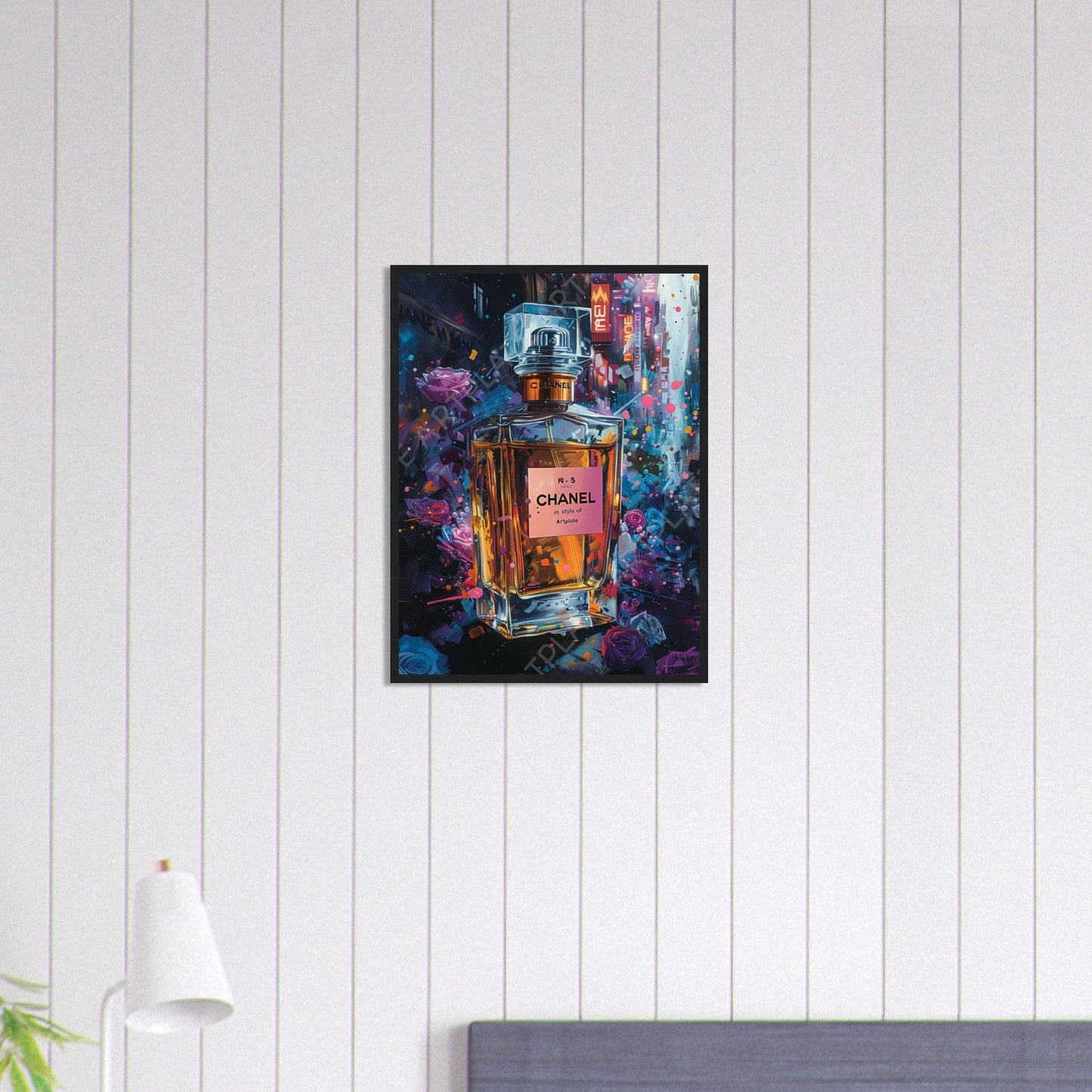 Canvanation Print Material 45x60 cm / 18x24″ Tableau Chanel Numéro 5 Parfum Orange