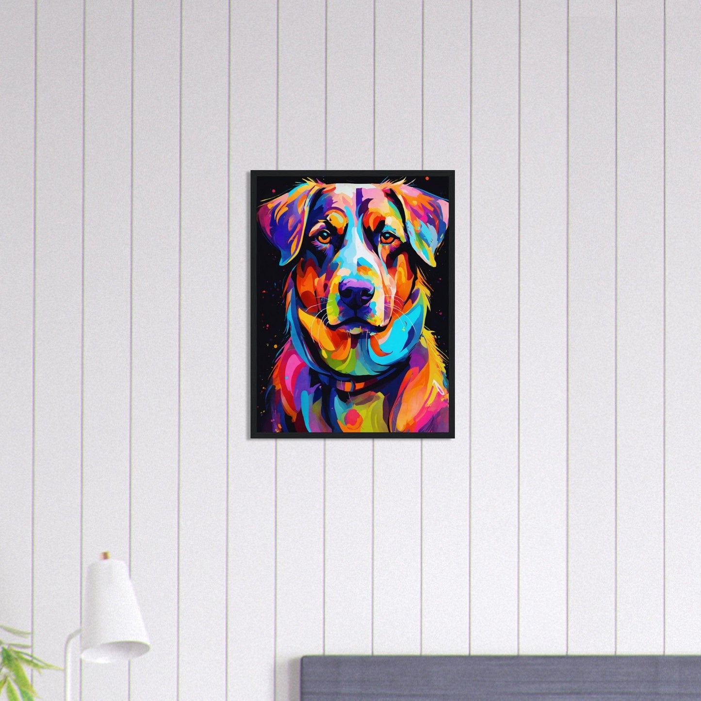 Canvanation Print Material 45x60 cm / 18x24″ Tableau Chien Étoile A Quatre Pattes
