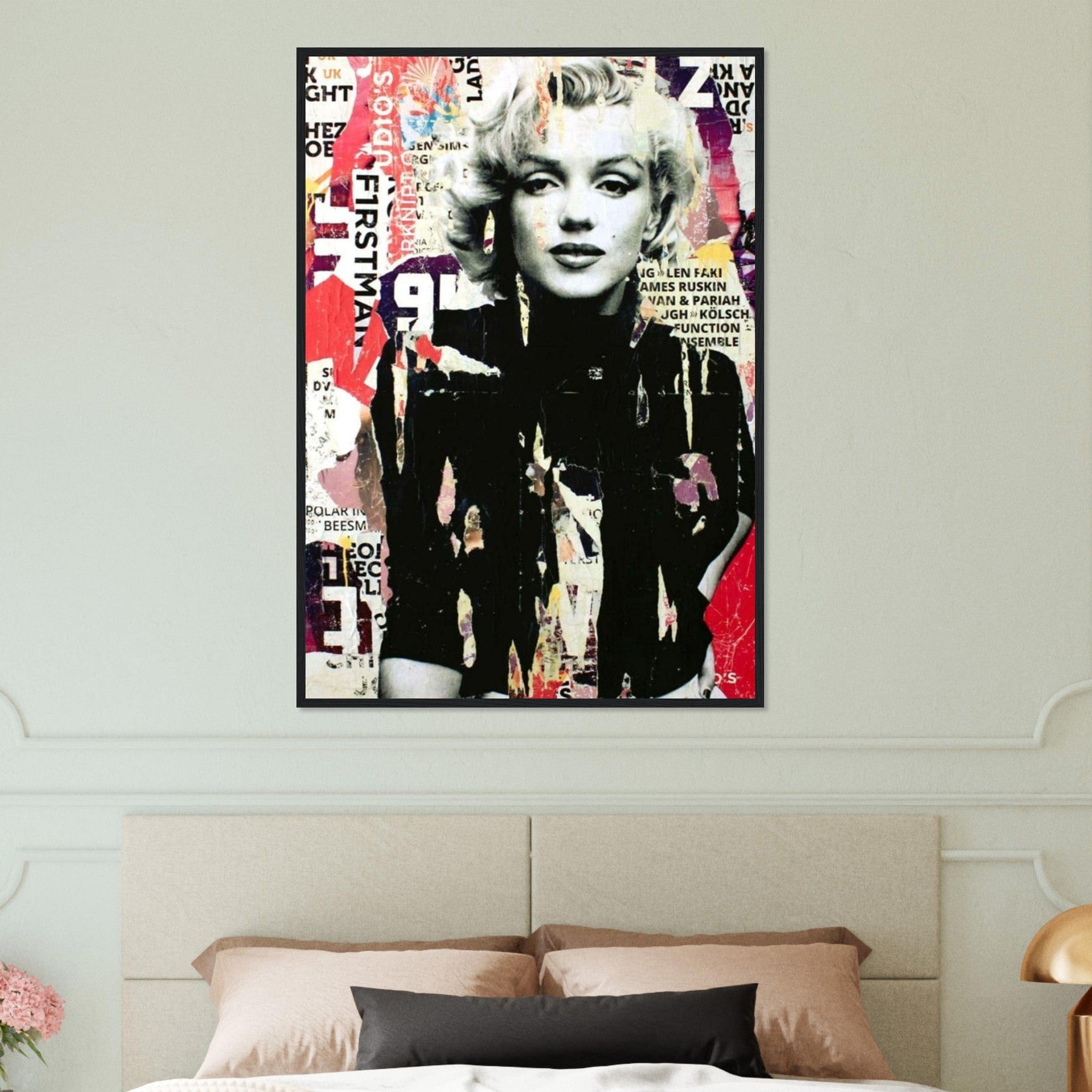 Canvanation Print Material Tableau Street Art Marilyn