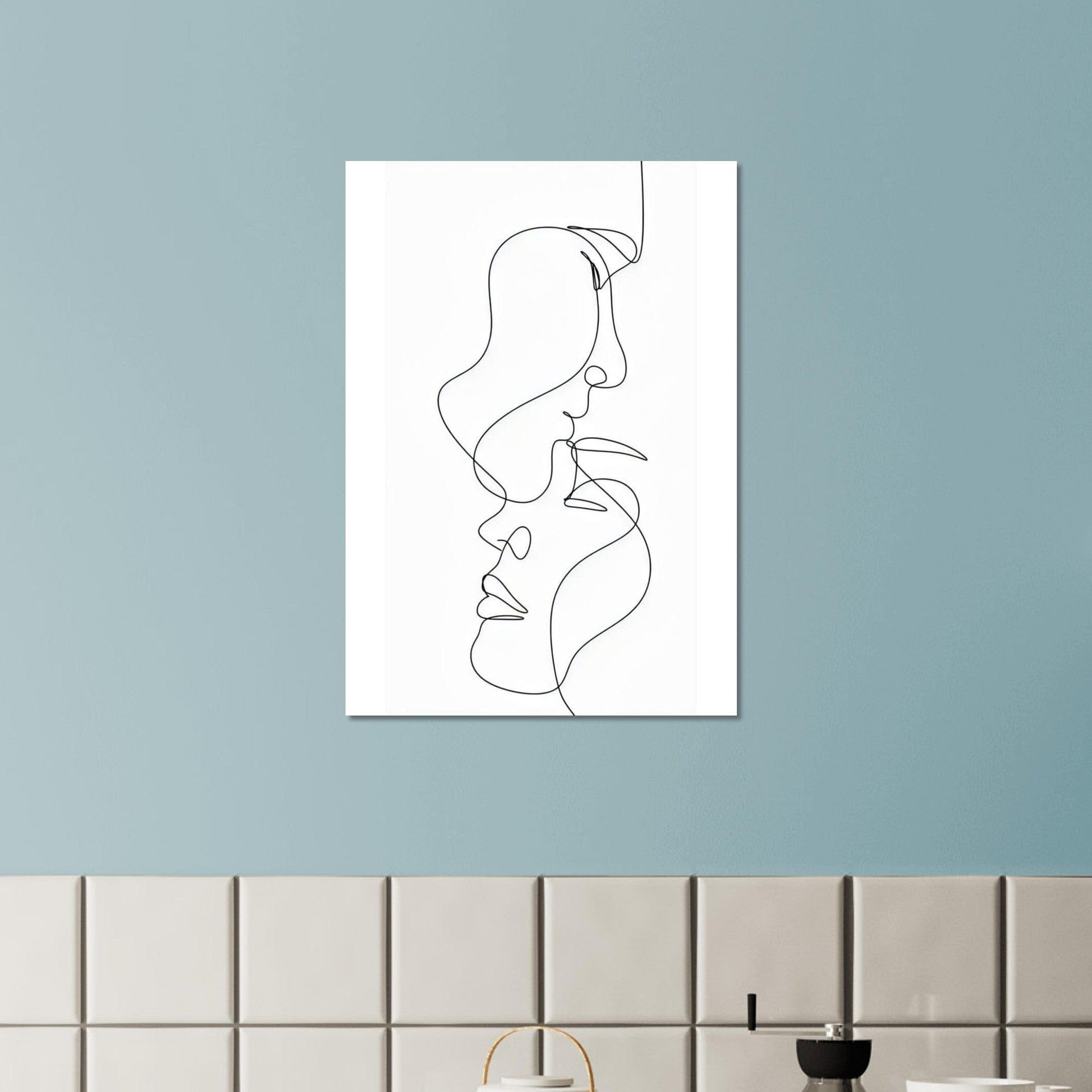 Gelato Print Material Poster Couple Amoureux