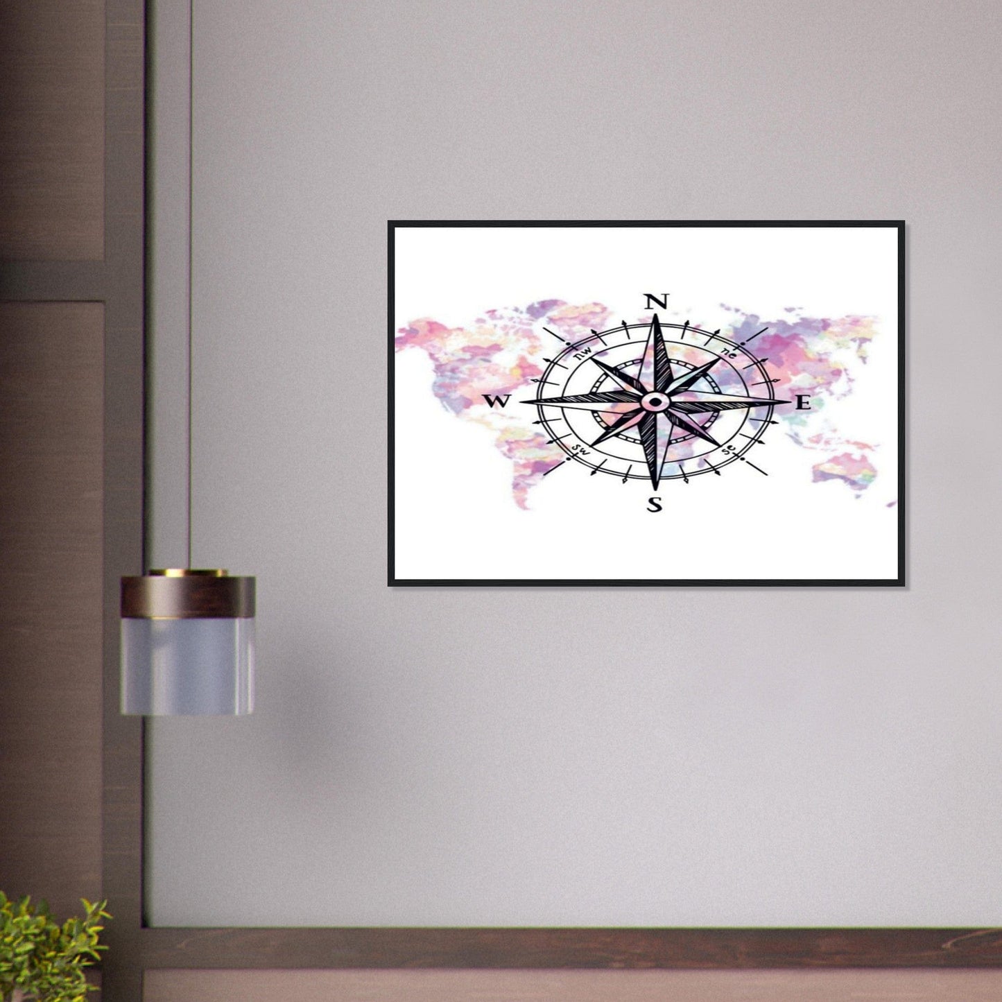 Canvanation Print Material Tableau Planisphere Du Monde - Destination Monde