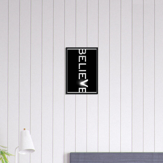 Canvanation Print Material 30x45 cm / 12x18″ Tableau Citation Positive Believe