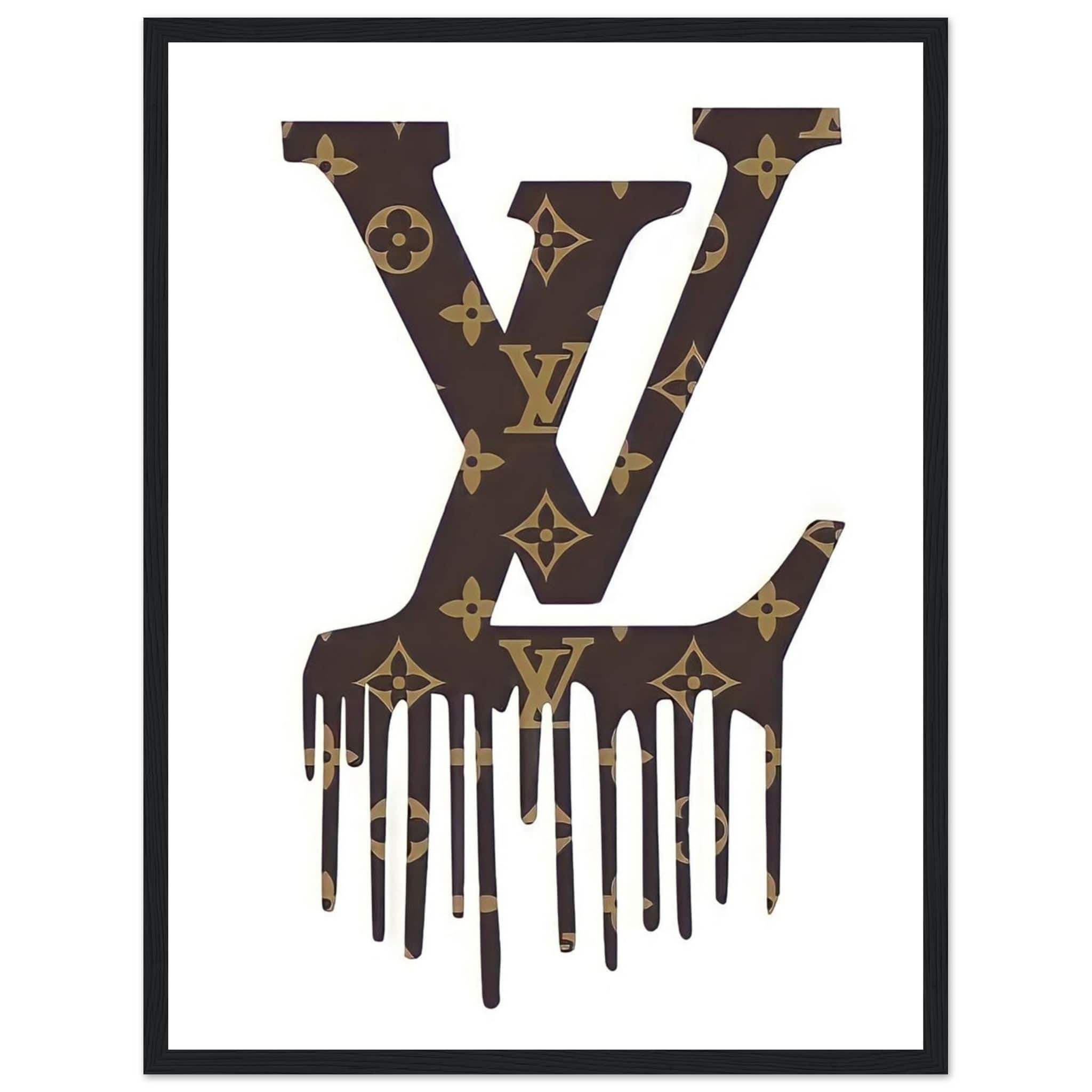 Canvanation Print Material Tableau Louis Vuitton Logo