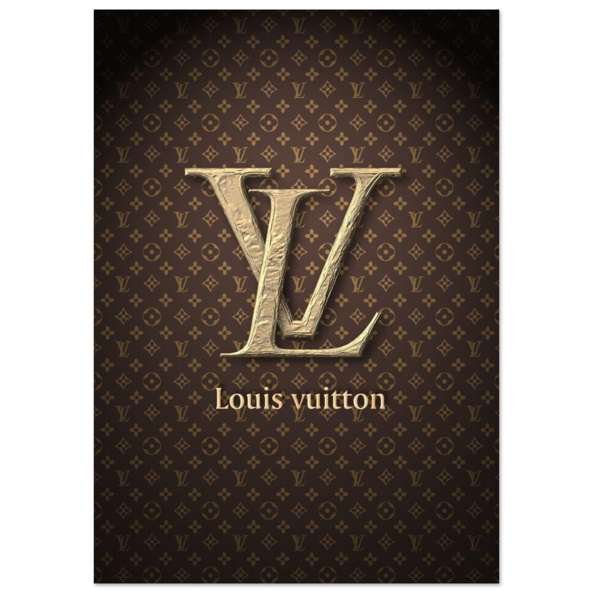 Gelato Print Material A1 (59.4 x 84.1  cm) Poster Louis Vuitton Monograme
