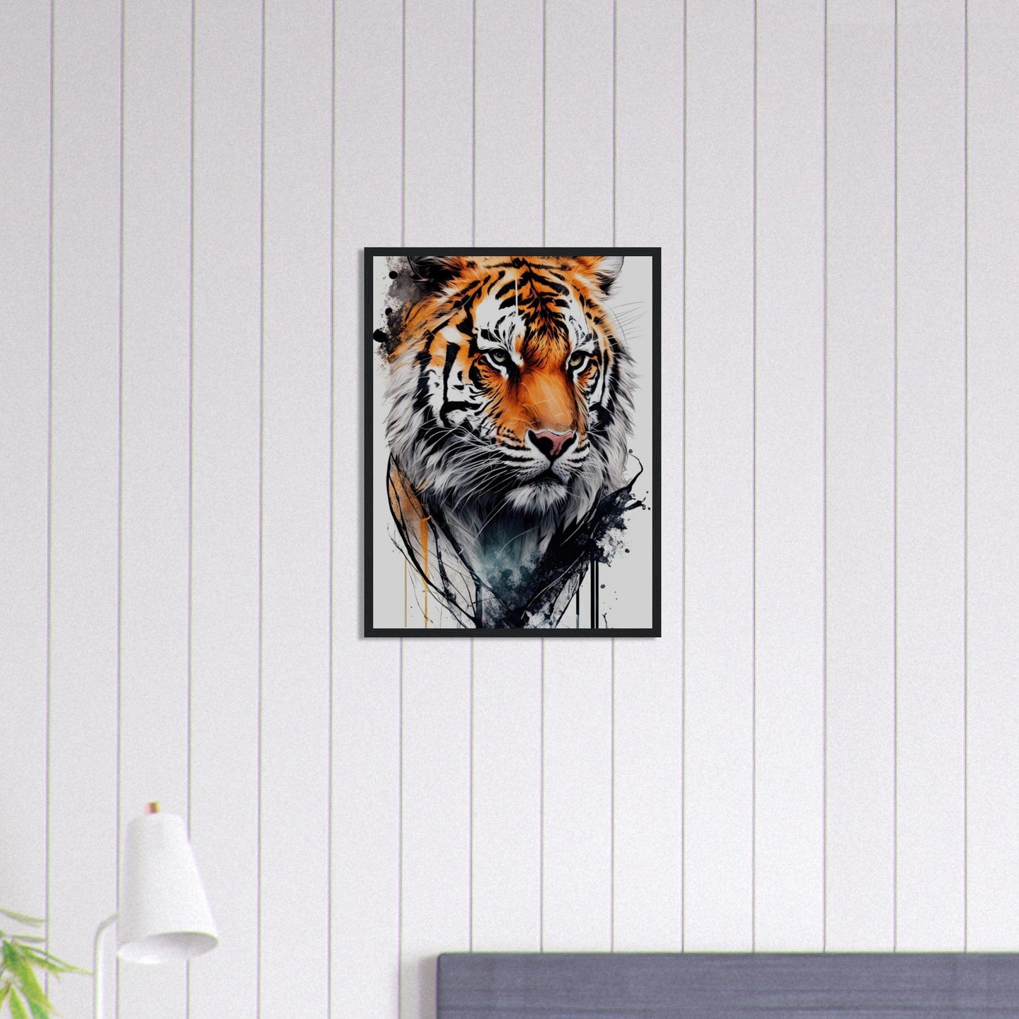 Canvanation Print Material Tableau Tigre Dessin