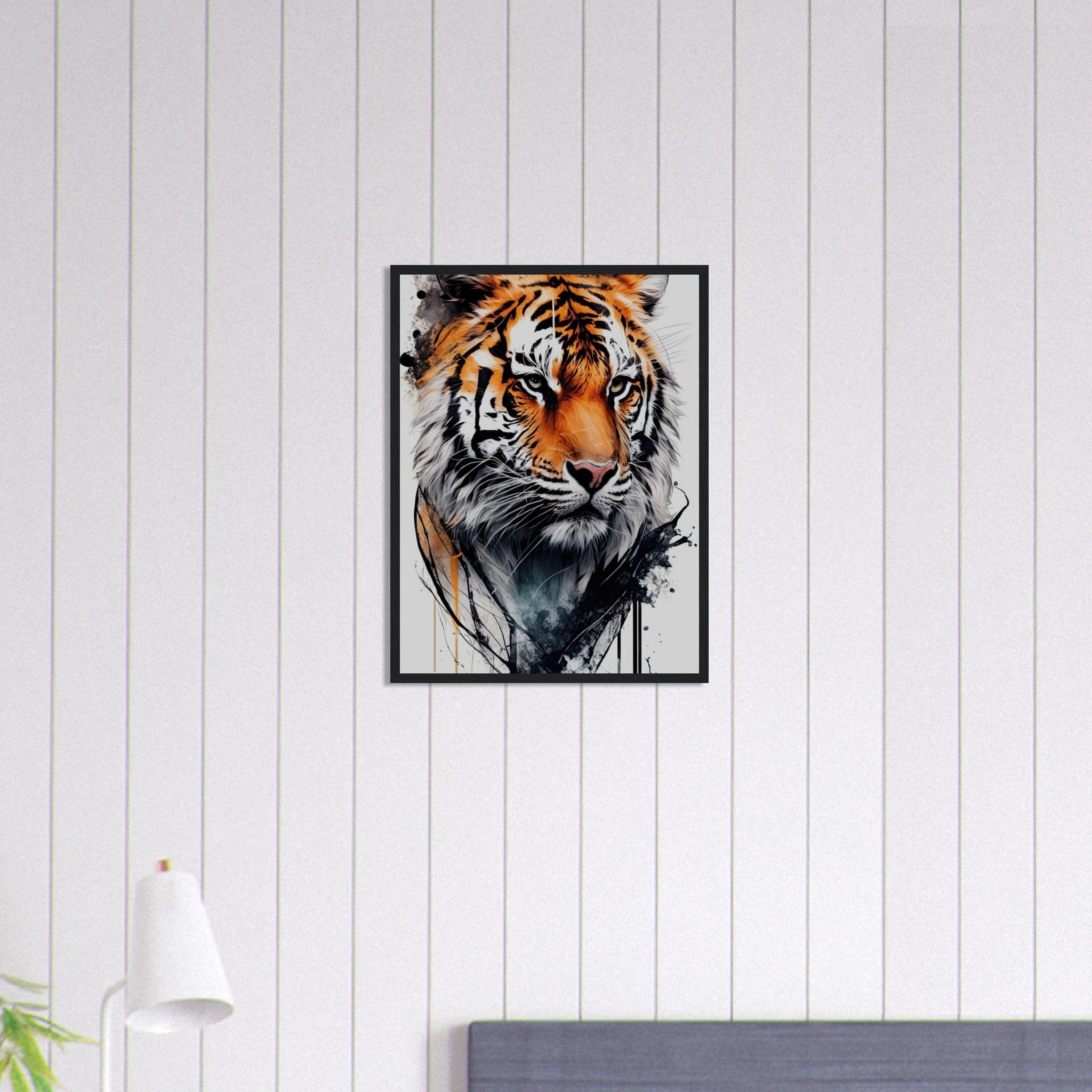 Canvanation Print Material Tableau Tigre Dessin
