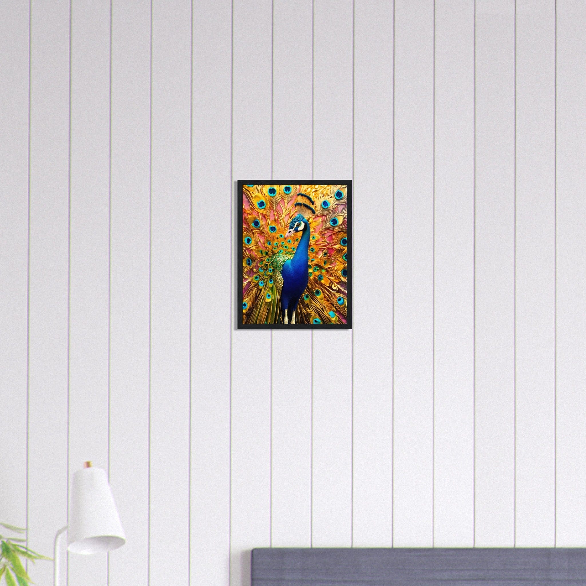 Canvanation Print Material 30x40 cm / 12x16″ Tableau Paon La Danse