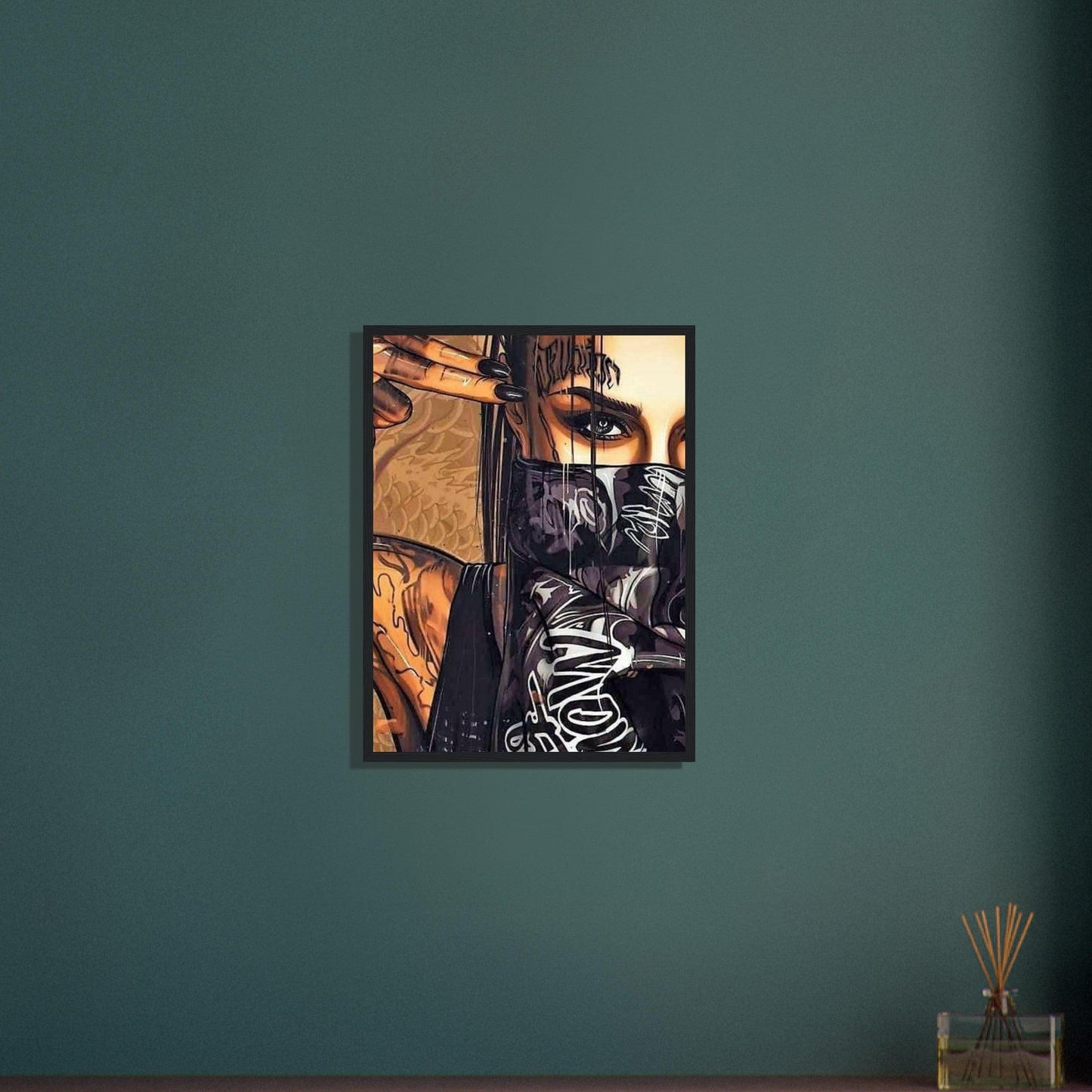 Canvanation Print Material Tableau Street Art Gang Masque