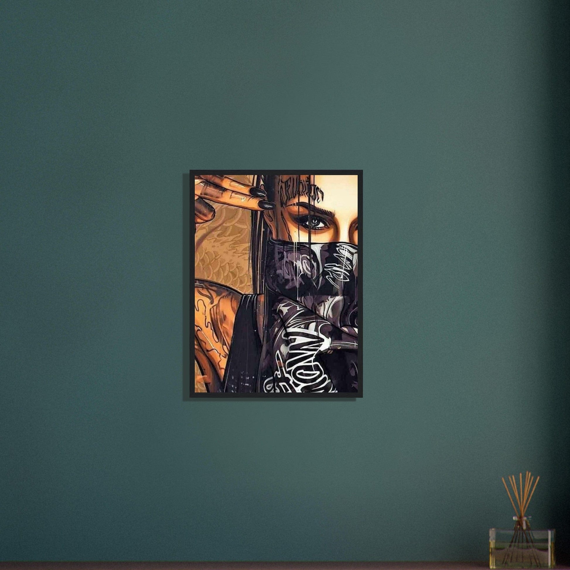 Canvanation Print Material Tableau Street Art Gang Masque